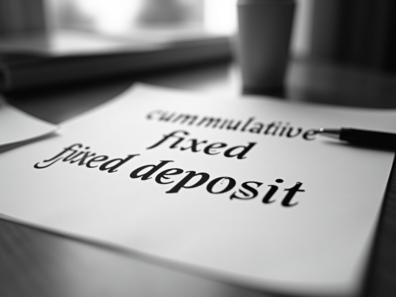Cumulative Fixed Deposit